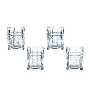Nachtmann Square Whiskey Tumbler Set of 4